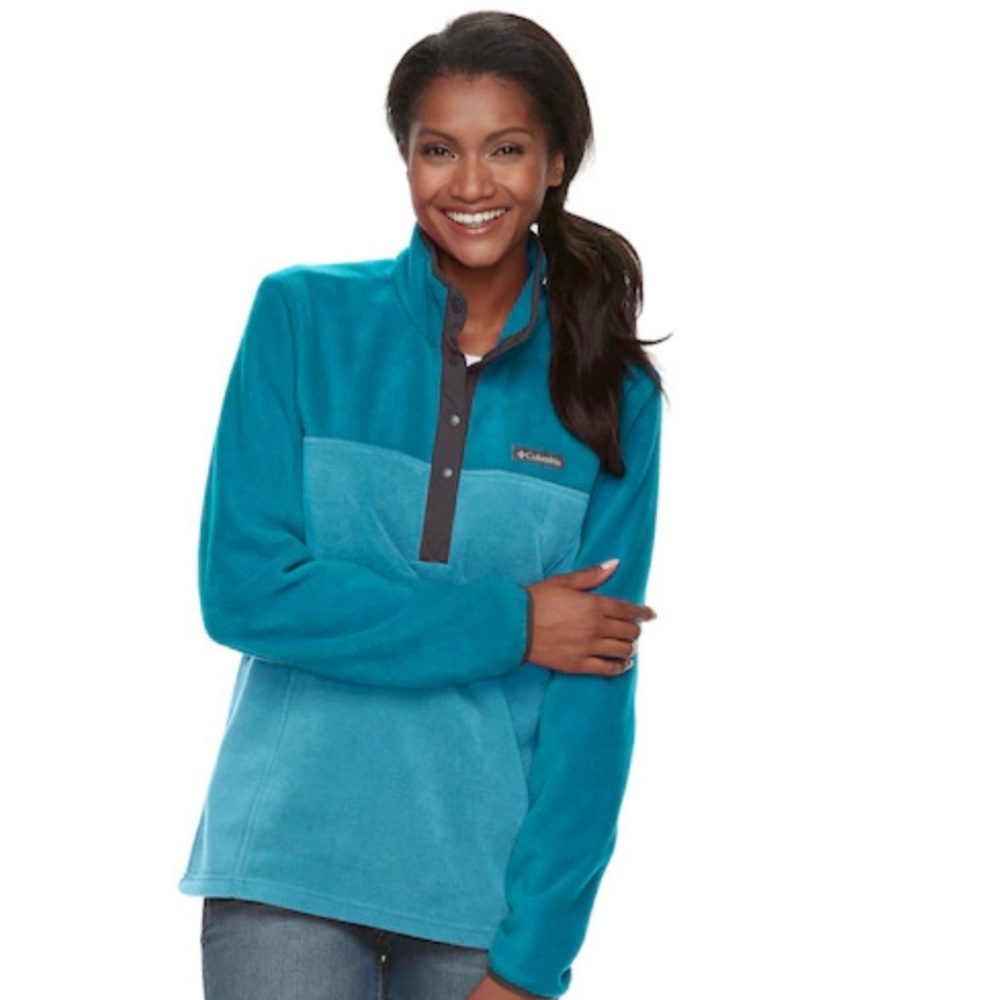 NWT WOMENS XL Columbia Half-Snap Pullover Fleece